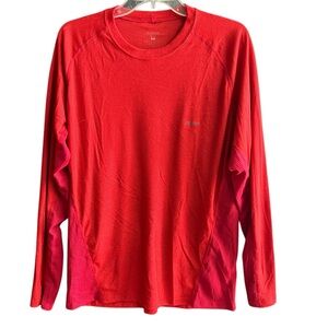 Patagonia Red Long Sleeve Tee